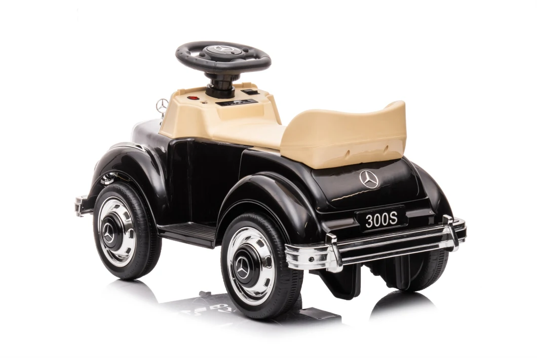 New Retro Children&prime; S Scooter Without Electric Discharge Rollover Ride-on Toy Car