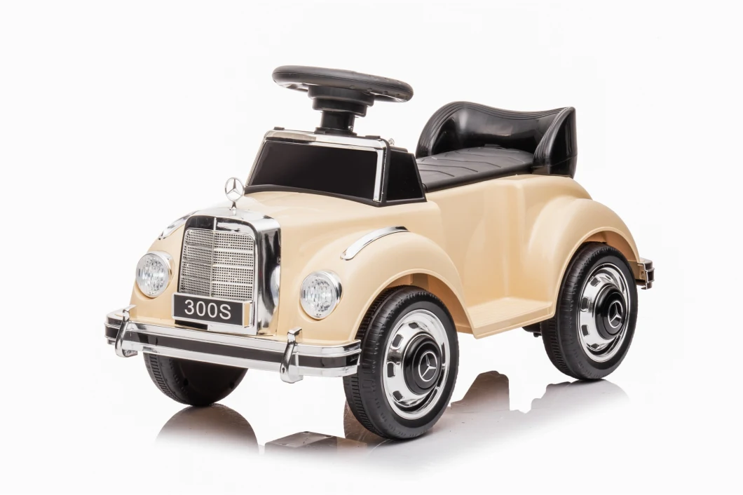 New Retro Children&prime; S Scooter Without Electric Discharge Rollover Ride-on Toy Car