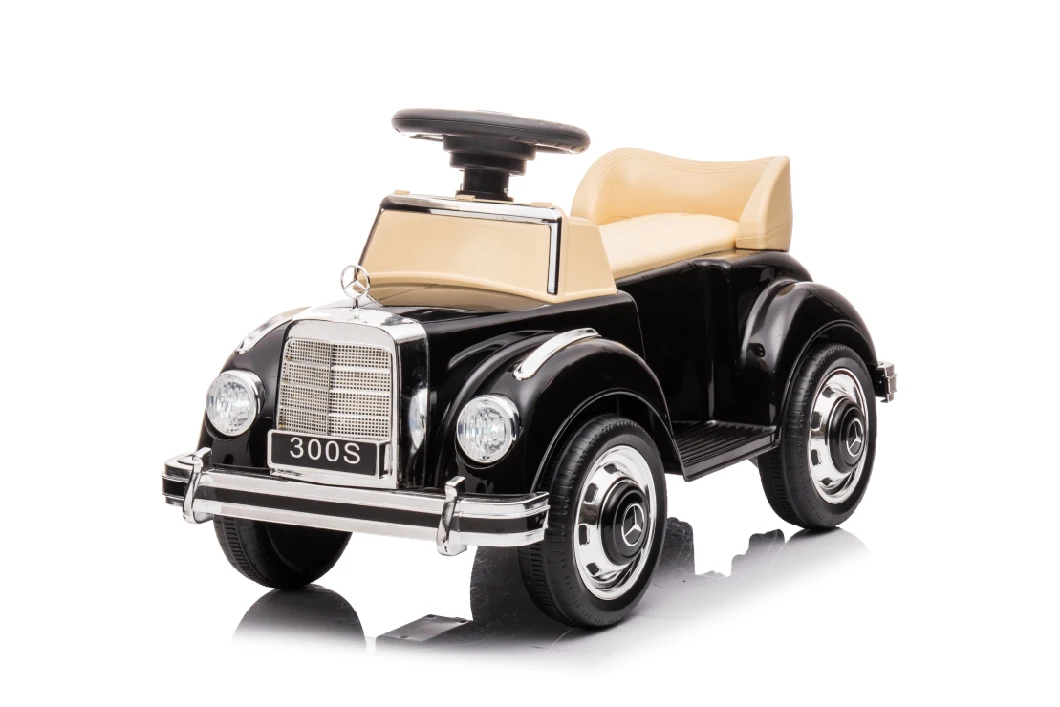 New Retro Children&prime; S Scooter Without Electric Discharge Rollover Ride-on Toy Car