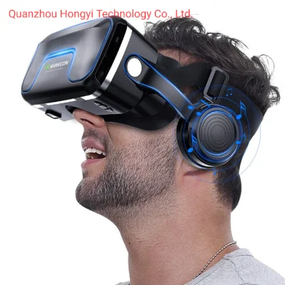 2022 New Product Headset 3D Vr Glasses Virtual Reality Shinecon Video Glasses Case Box for Google Cardboard Smart